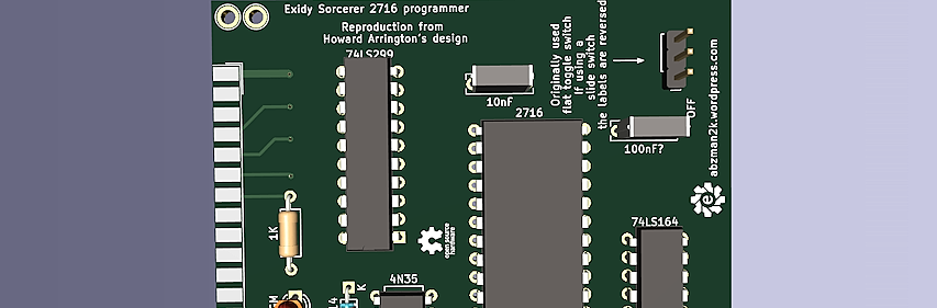 Recreating an Exidy Sorcerer EPROM programmer @abzman2000  Adafruit Industries  Makers, hackers, artists, designers and engineers! [Video]