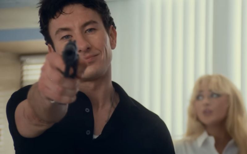 Barry Keoghan in Sabrina Carpenter’s “Please Please Please” music video