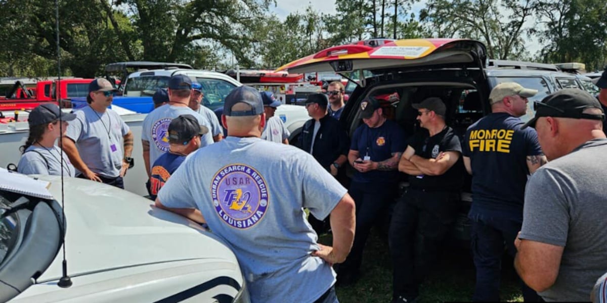 La. fire department agencies train to aid Hurricane Milton response [Video]