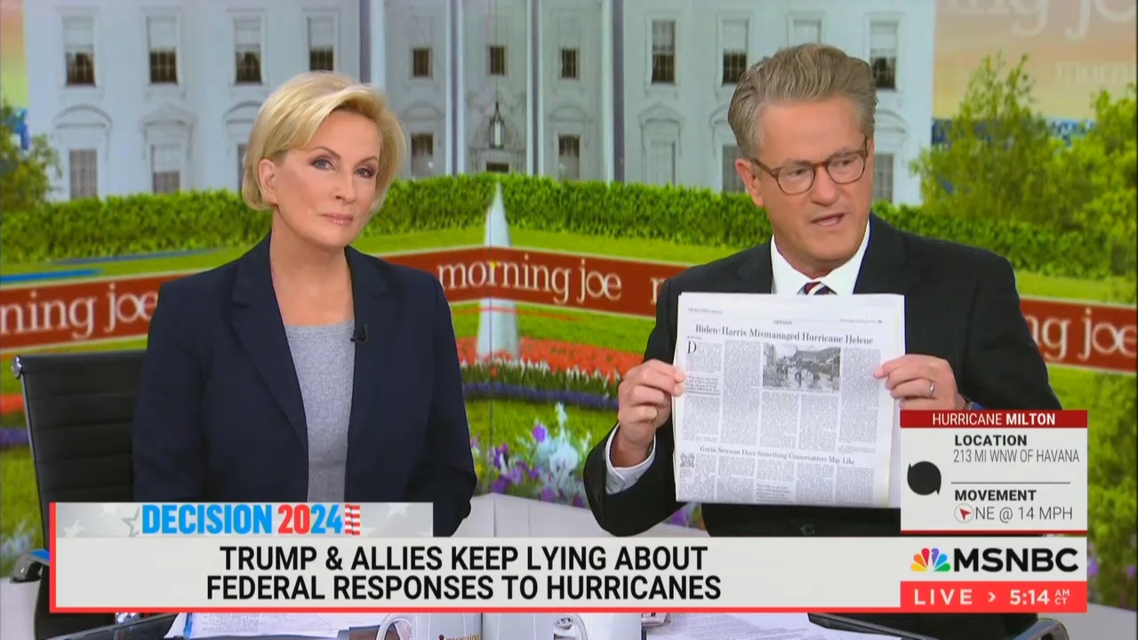 Joe Scarborough Blasts WSJ Over JD Vance FEMA Op-Ed [Video]