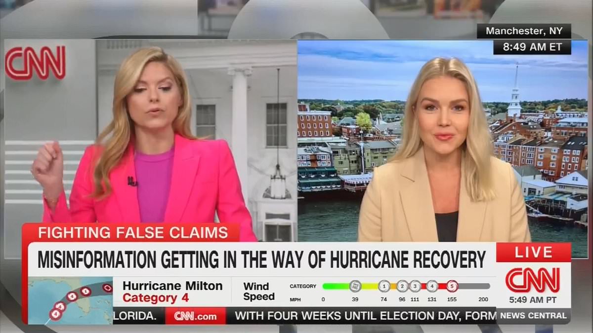 CNN anchor tells Trump campaign press secretary ‘I’m talking’ in on-air spat over hurricane response [Video]