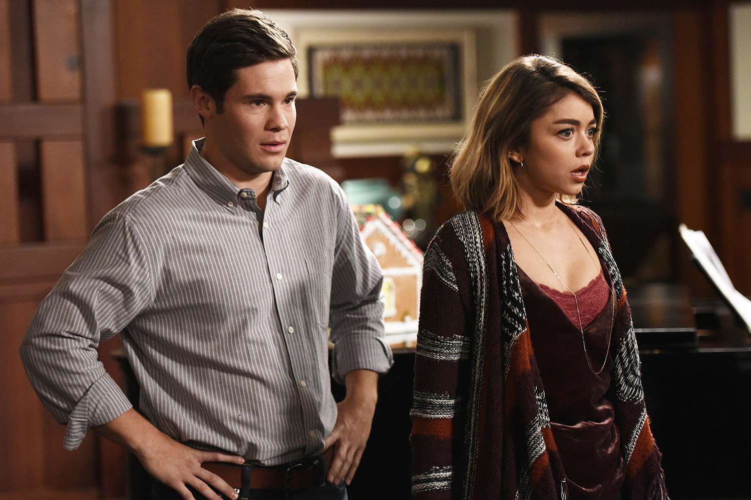 Adam DeVine Says ‘Modern Family’ Costar Sarah Hyland Is Still a Good Friend (Exclusive) [Video]