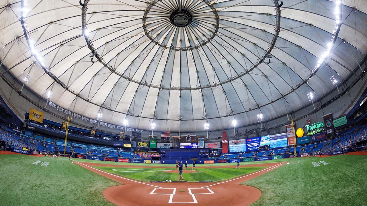 Roof of Tropicana Field, home of MLB’s Tampa Bay Rays, ripped open by Hurricane Milton [Video]