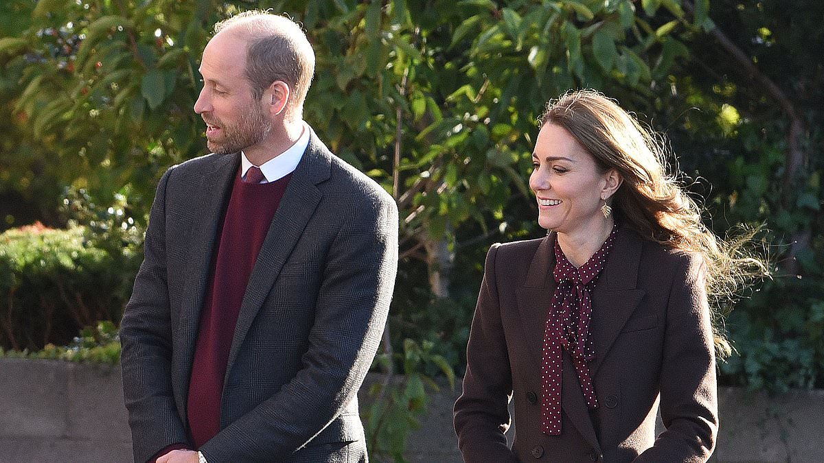 Kate Middleton dons a berry ensemble to visit victims of the Southport stabbing (and she has even influenced William too!) [Video]