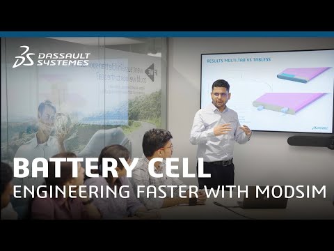 Battery Cell Engineering Faster with MODSIM – Dassault Systèmes [Video]