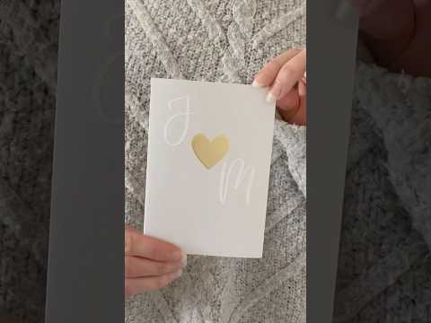 EASY Personalised Card with Cricut | Transfer vinyl WITHOUT damaging card! [Video]