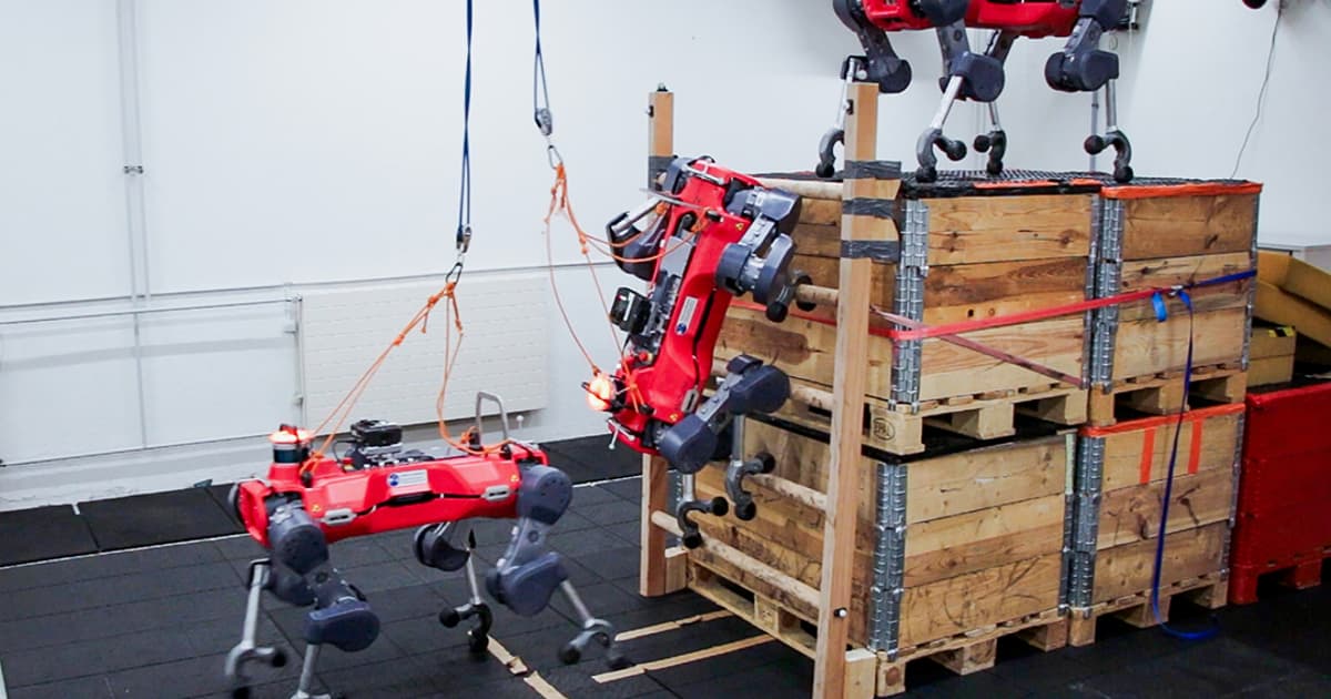 Multi-talented quadruped robot now climbs ladders faster than any other [Video]