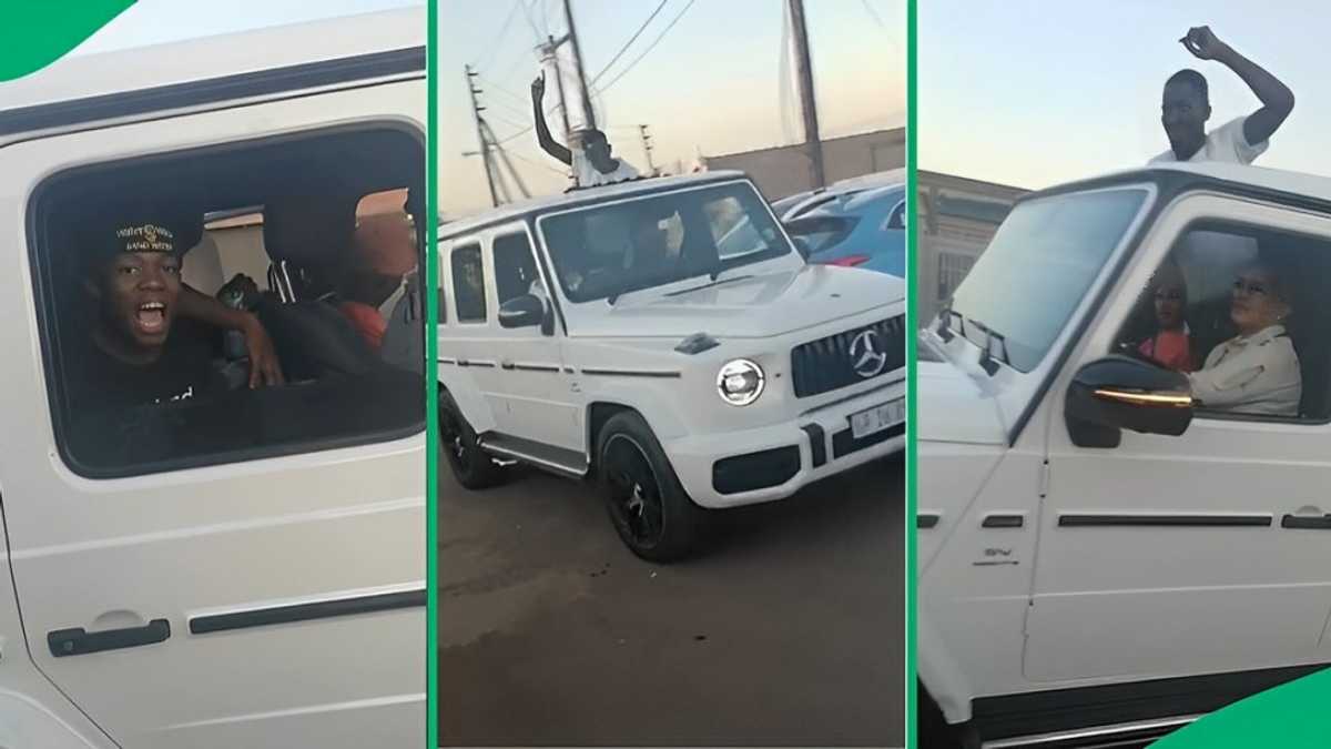 I Am Not Taking This Car Seriously Again: Mzansi Floored by Kasi Boys Stuck in R4M G-wagon [Video]