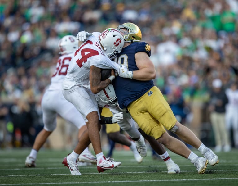 Postgame Takeaways: Notre Dame handles Stanford with dominant performance [Video]