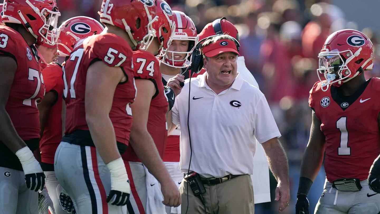 Kirby Smart says he didn’t realize he pushed Mississippi State QB on sideline late in Georgia’s win  Boston 25 News [Video]