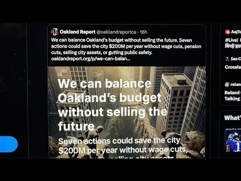 Younger Oaklanders Dont Know Theres A Simple Way To Balance Oaklands Budget Used In The Past [Video]