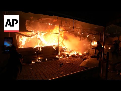 Israeli strike on hospital tent camp in Gaza kills 4, ignites fire that burns dozens [Video]