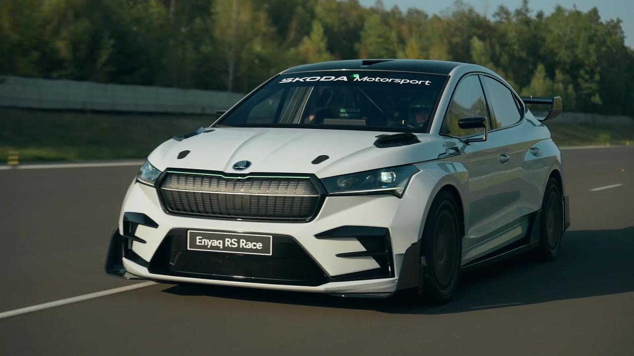 Skoda Enyaq RS Race Oliver Solberg [Video]