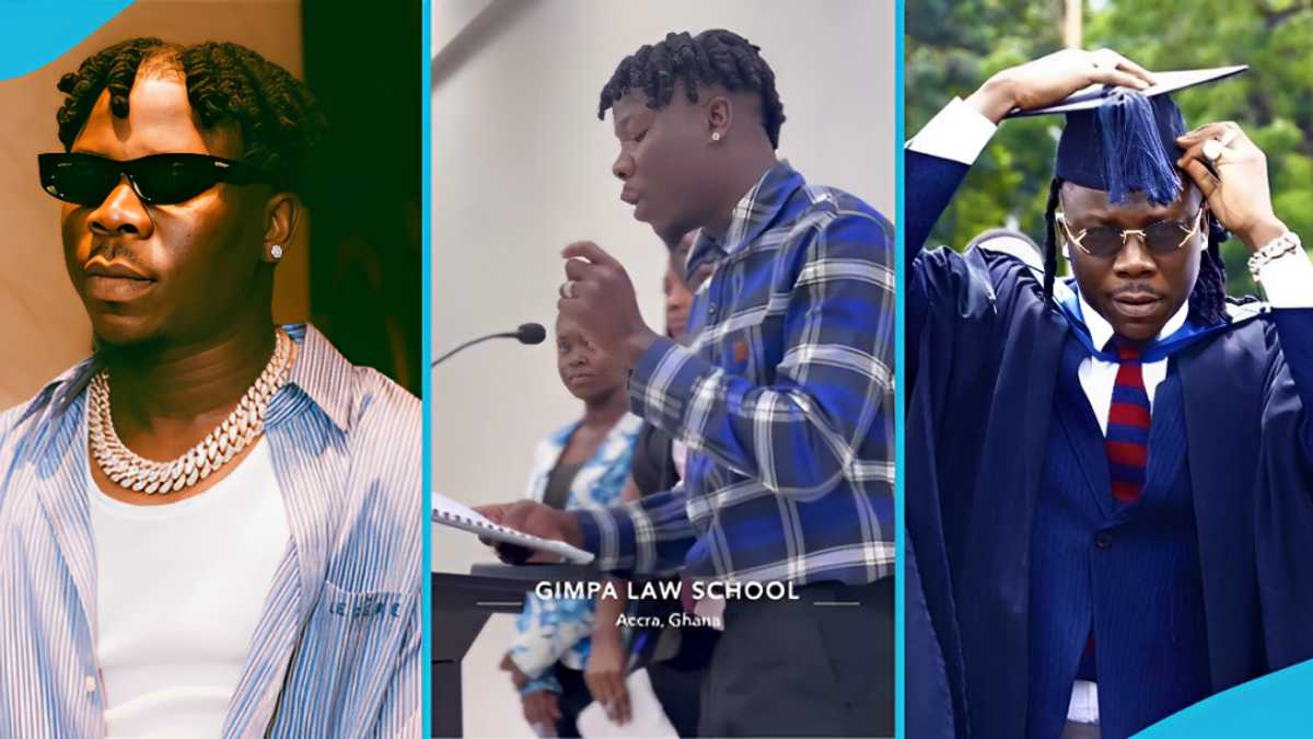 Stonebwoy In GIMPA: Cameras Capture Musician In Class During Serious Academic Presentation [Video]