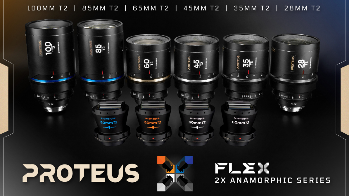 Laowa Proteus Flex 2X Anamorphic Series with 4 User-Swappable Flare Options [Video]