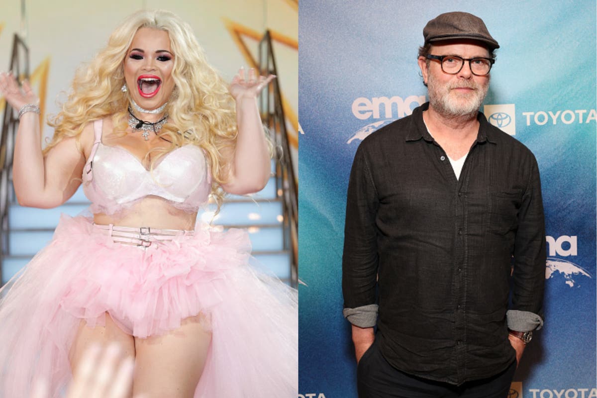 Trisha Paytas defended by fans after condescending interview with Rainn Wilson [Video]