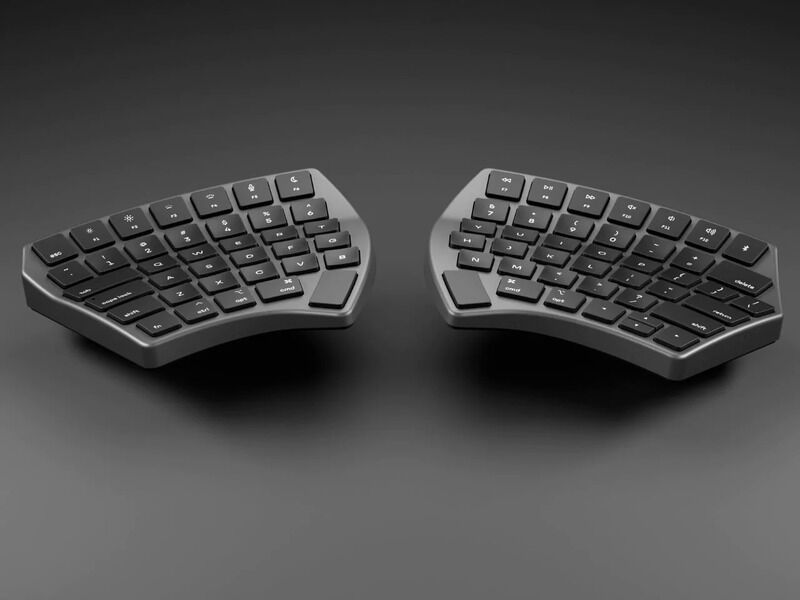 Ergonomic Natural Movement Keyboards : flow keyboard [Video]