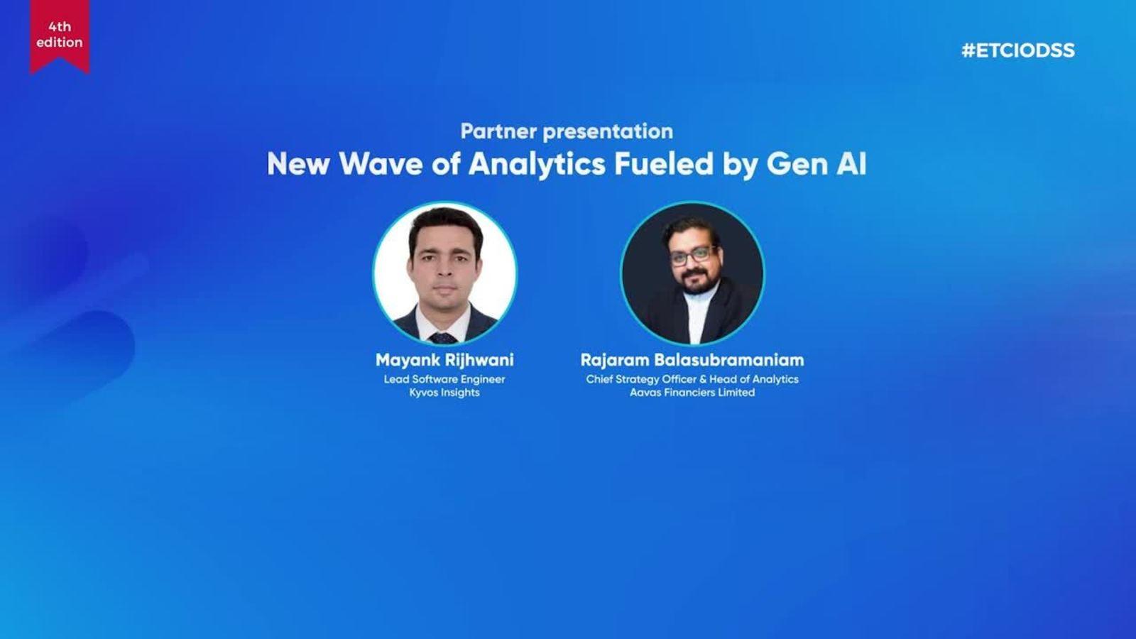 Partner Presentation- New Wave of Analytics, Fueled by Gen AI [Video]