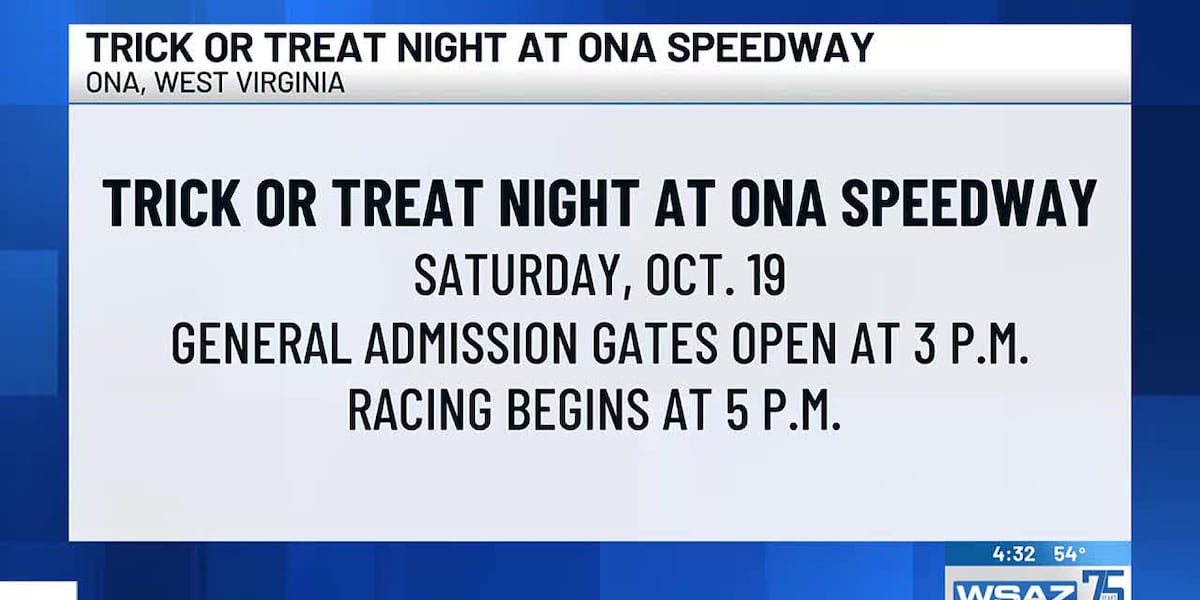 Trick or Treat Night at Ona Speedway [Video]