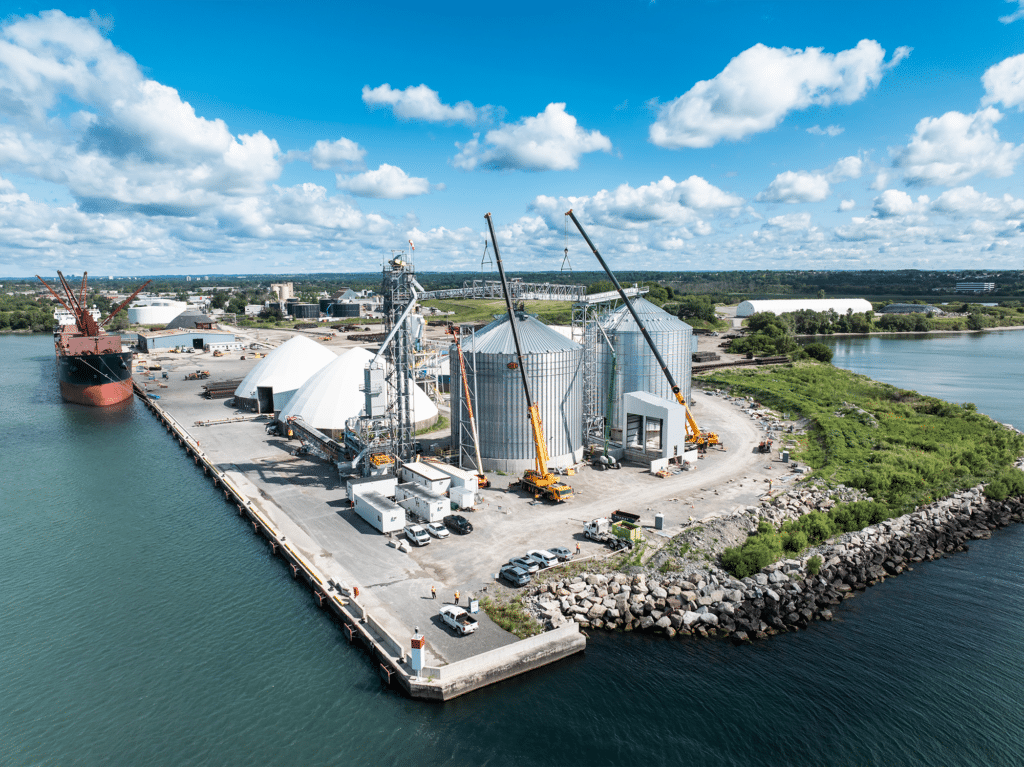 Expanded Oshawa Grain Terminal begins test loads [Video]