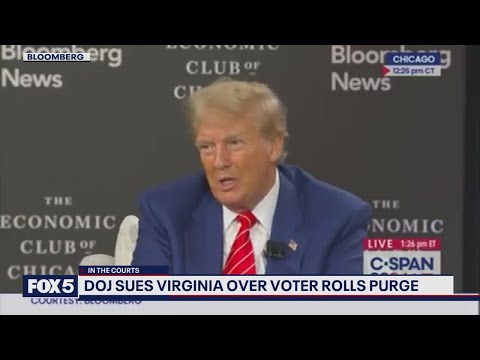 Trump speaks out over the DOJ suing Virginia [Video]