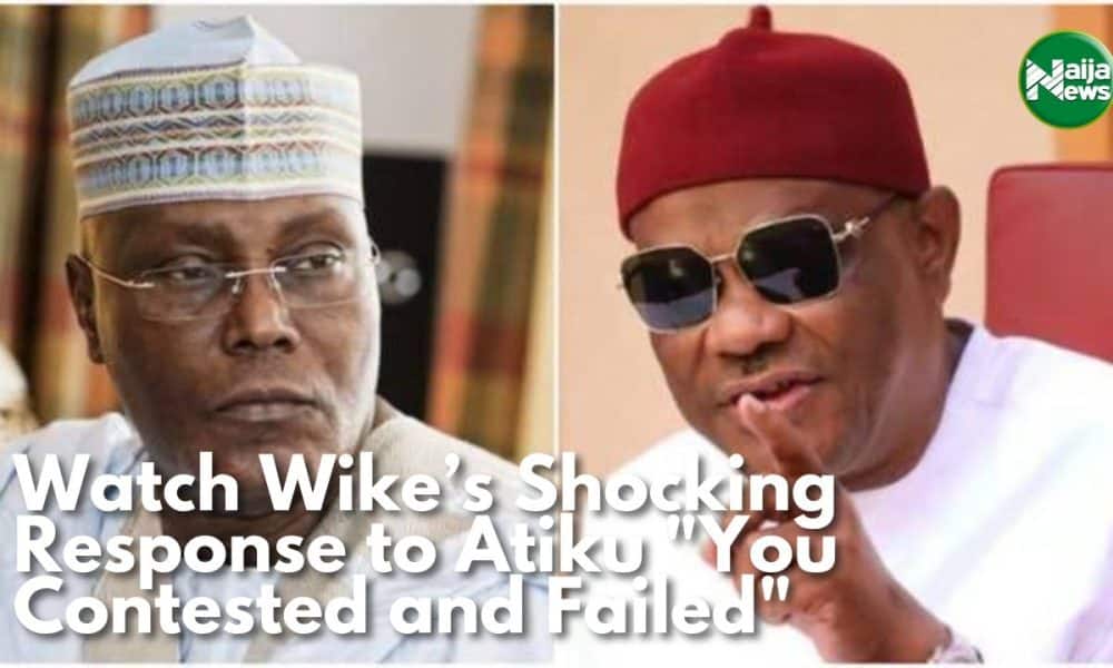 Watch Wikes Shocking Response To Atiku “You Contested And Failed” [Video]