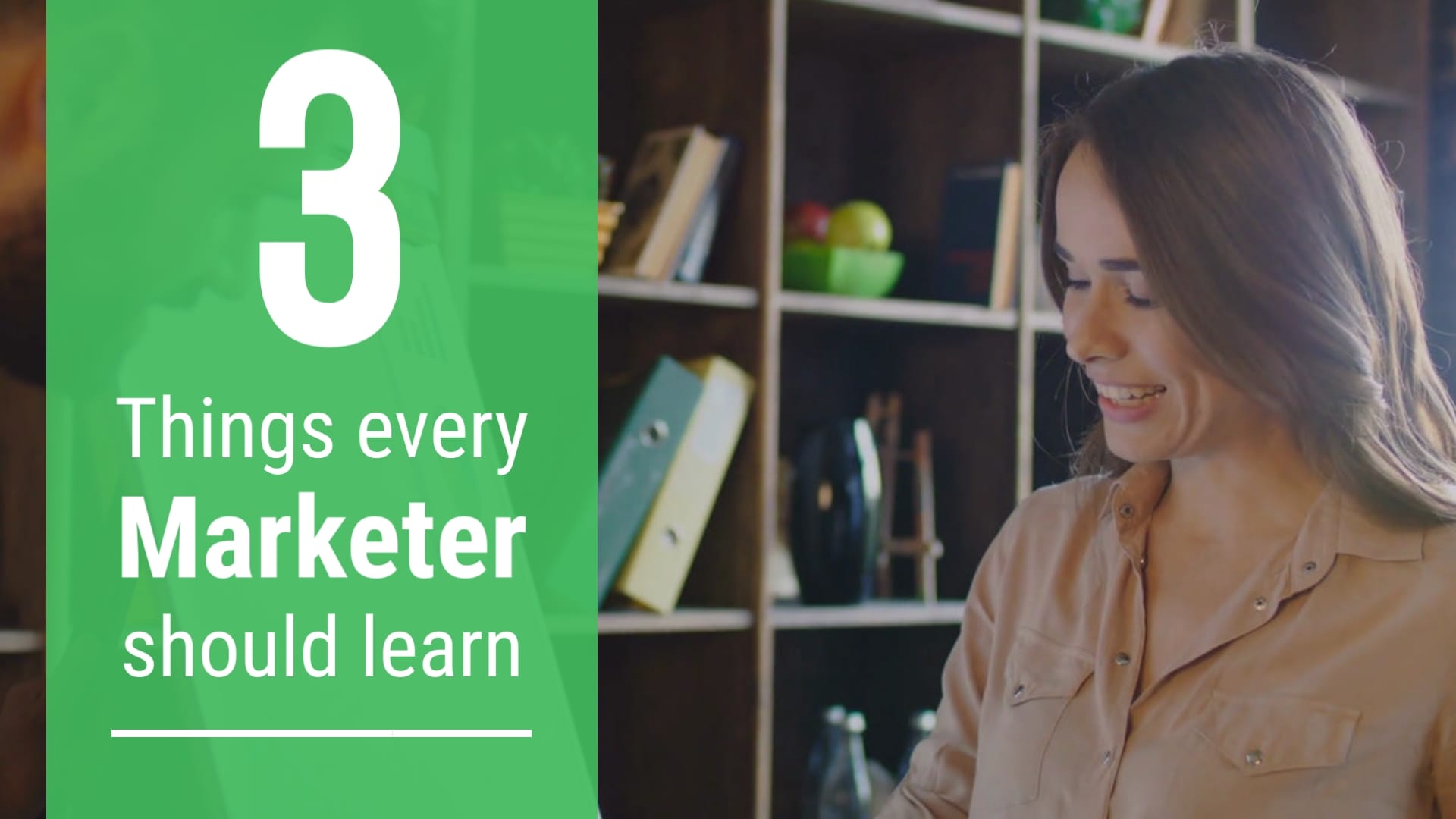 3 Things Every Marketer Should Learn – Listicle Video Template