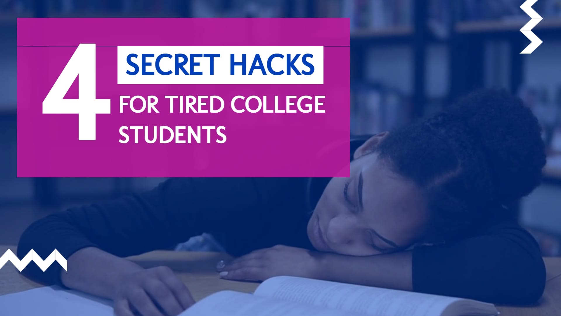 4 Secret Study Hacks – Listicle Video Template