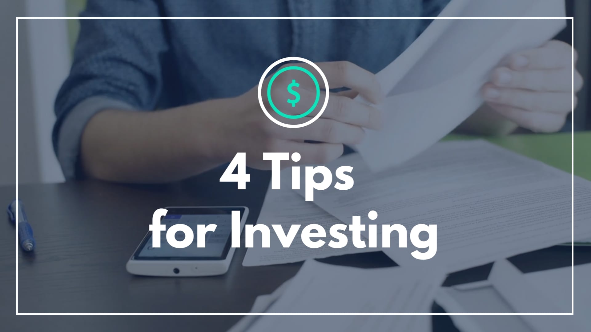 4 Tips for Investing – Listicle Video Template