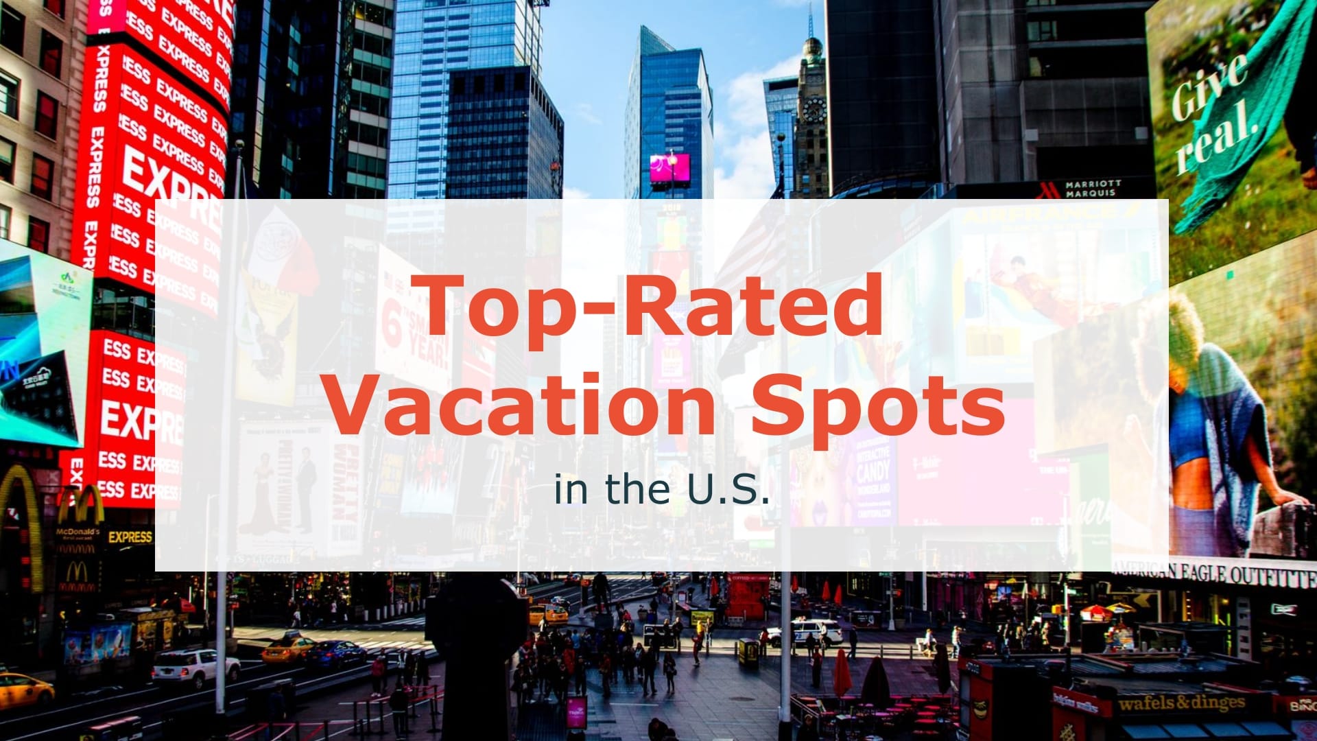 Top-Rated Vacation Spots in the U.S – Listicle Video Template