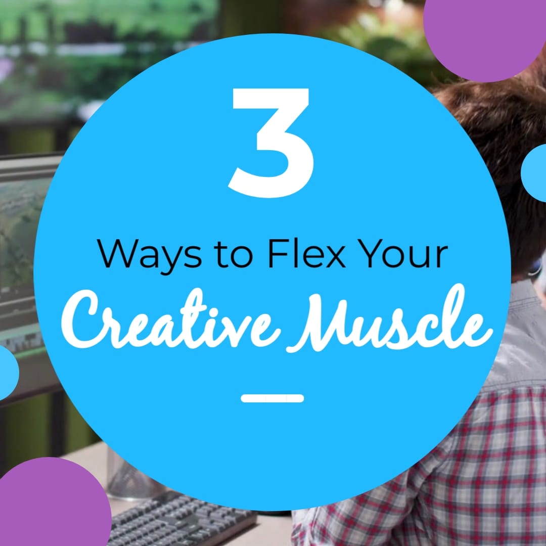 3 Ways to Flex Your Creative Muscle Listicle Square Template [Video]