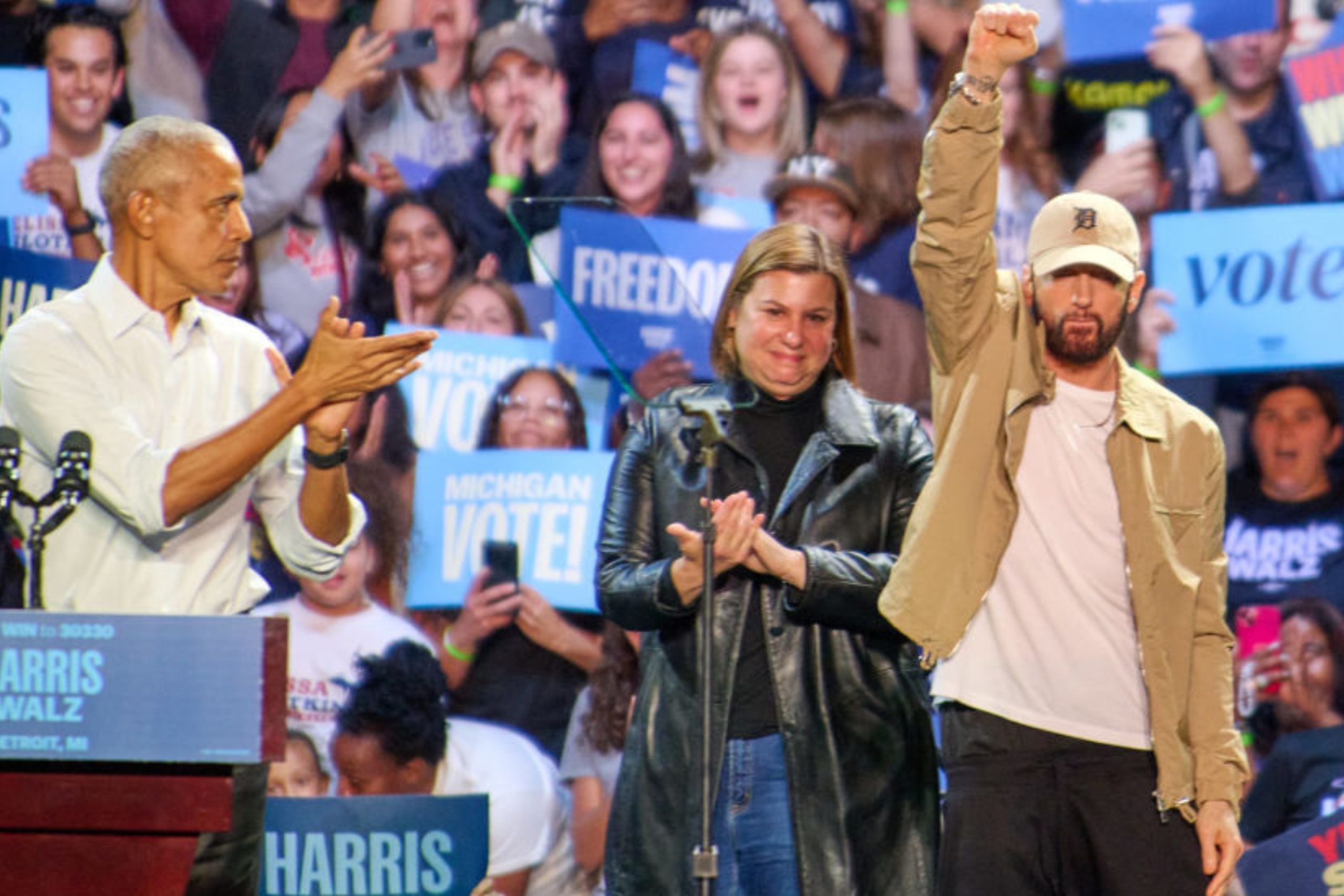 Eminem Backs Kamala Harris: Long-Time Fans Share Mixed Reactions [Video]