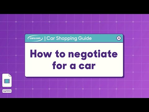 How to Negotiate for a Car [Video]