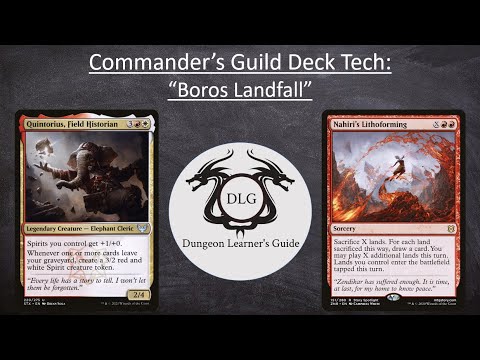 Dungeon Learner’s Guide – Quintorius, Field Historian (Nahiri’s Lithoforming): Commander’s Guild Deck Tech/Gameplay [Video]