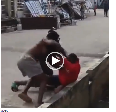 Braless Nigerian Woman Goes Viral After Caught On Camera Beating Alleged Thief for Stealing Noodles  Face of Malawi [Video]