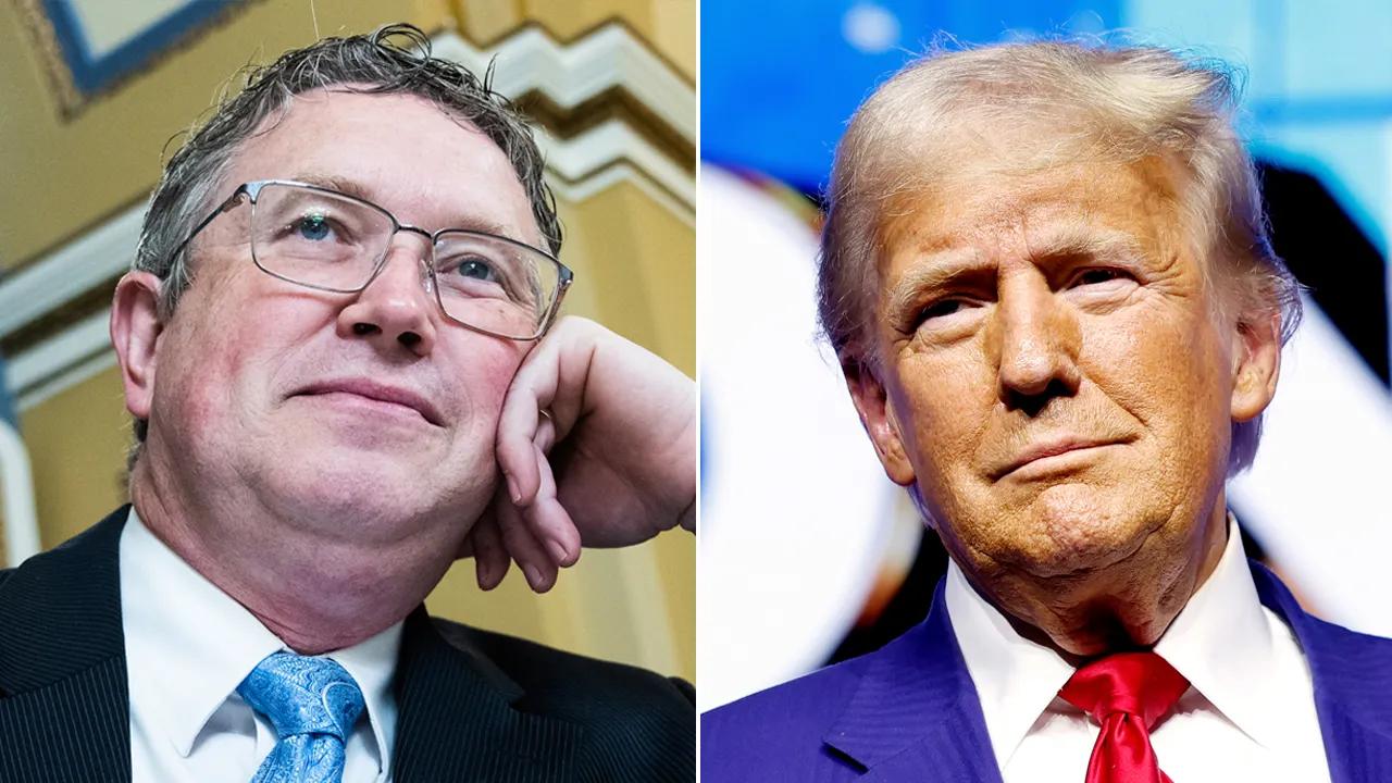 GOP Rep. Thomas Massie  who Trump once wanted thrown out of party  gives Trump ‘full endorsement’ [Video]