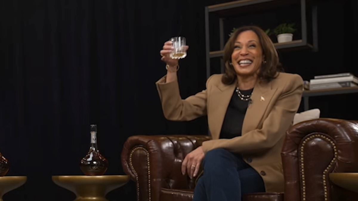 Kamala’s insulting claim about black men voting for Trump during cognac-sipping interview [Video]