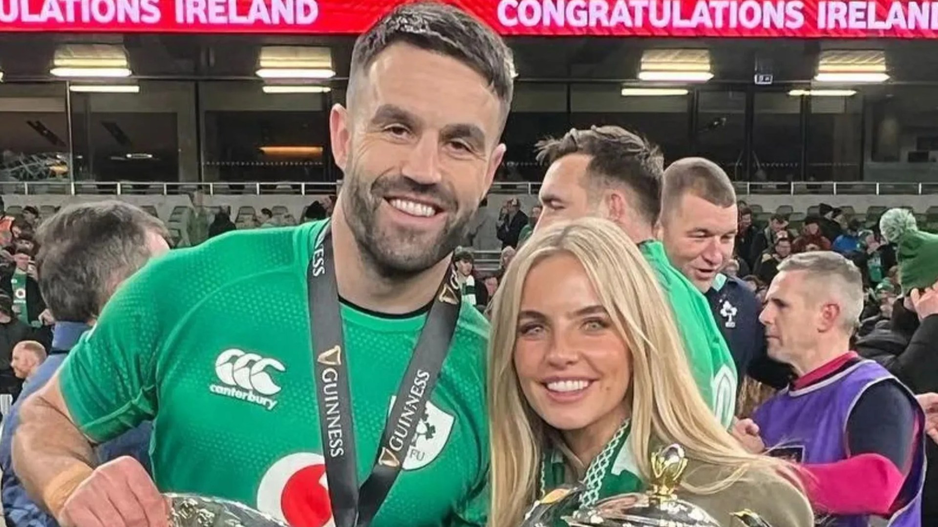 New parents Joanna Cooper and Conor Murray ‘so relieved’ after ‘terrifying’ ordeal [Video]