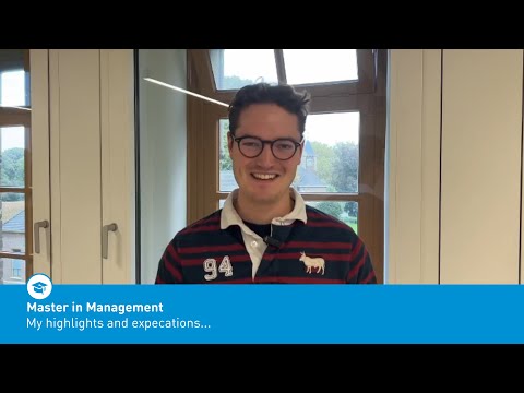 Master in Management – highlights and expectations of the students [Video]