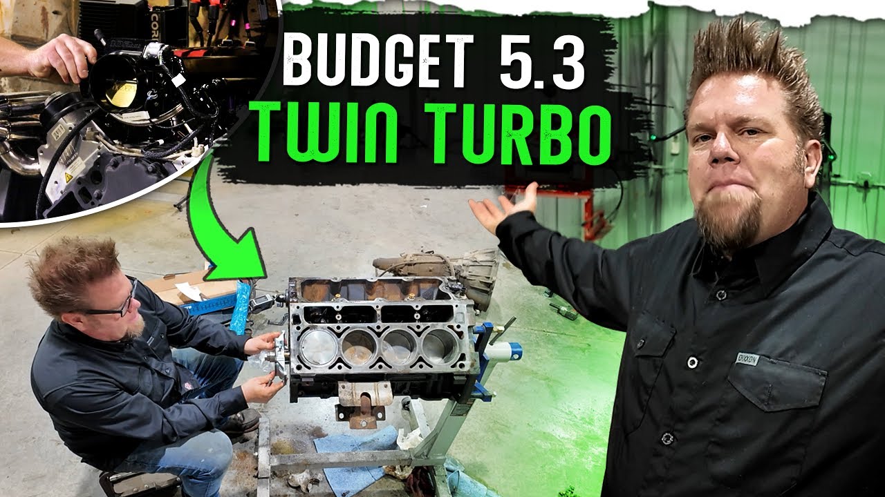 BangShift.com Budget 5.3 Rebuild: Prepping For Twin Turbos For A Long Travel 1960 Chevrolet C10 Prerunner Build! [Video]