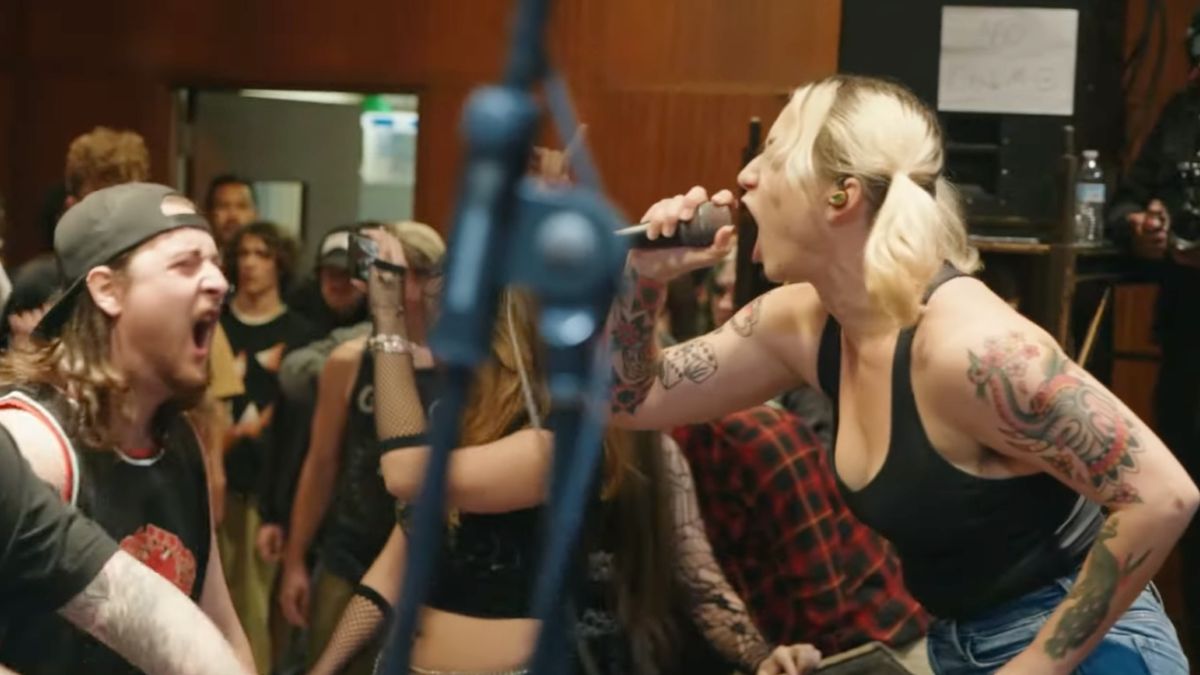 “Let’s have some ****ing fun!” Watch rising metalcore stars Dying Wish bring riffs and circle pits to a church [Video]