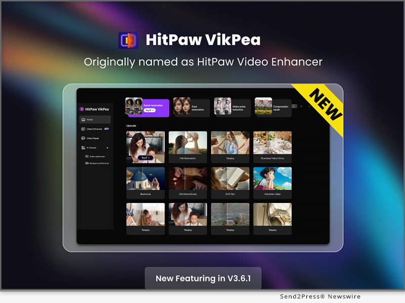 HitPaw Video Enhancer Rebrands as HitPaw VikPea: Major Update for Your Ultimate Video Enhancer Solution