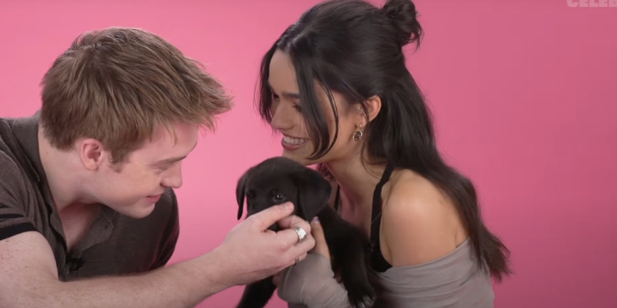 Video: Rachel Zegler and Kit Connor Talk ROMEO + JULIET While Playing With Puppies [Video]