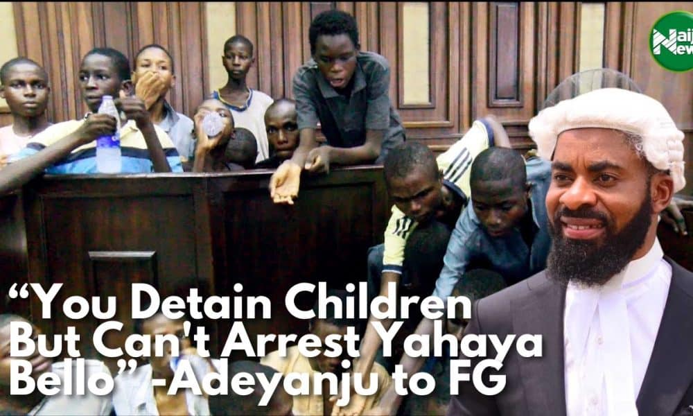 You Detain Children But Can’t Arrest Yahaya Bello [Video]