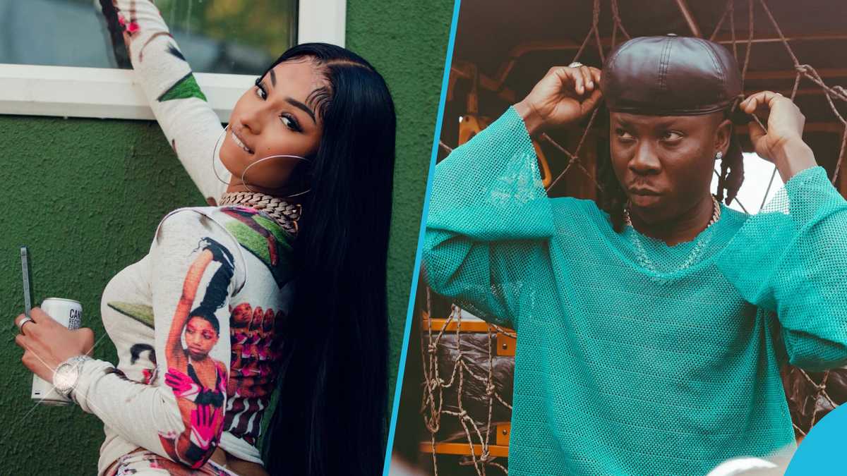 Stonebwoy Dines With OF Creator And Rapper Rubi Rose At Saint Pablo Restaurant In Ghana, Videos Drop