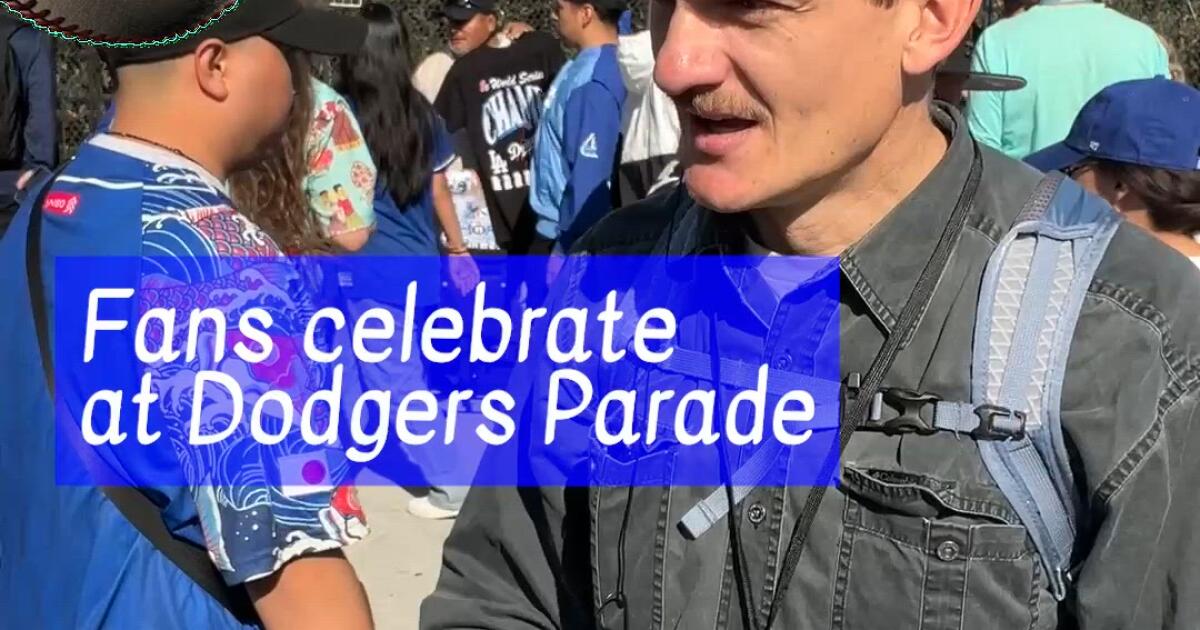 We stopped by the World Series parade to see how Dodger fans are feeling [Video]