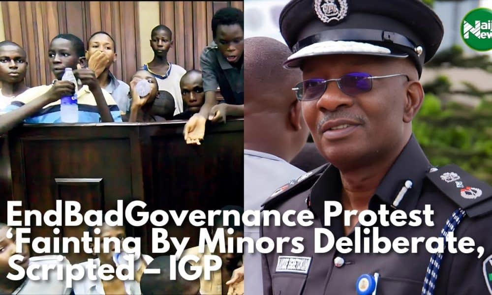 #EndBadGovernance: Fainting By Minors Deliberate, Scripted [Video]