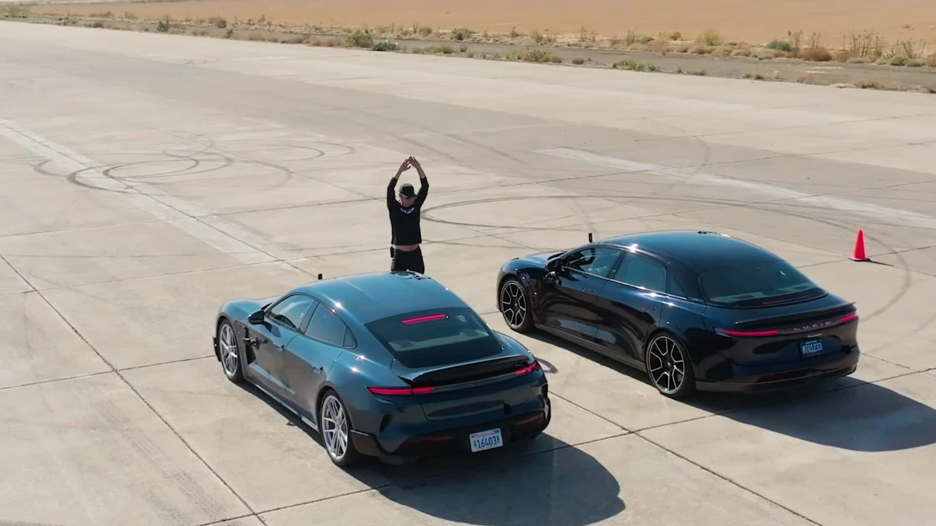 Watch A Porsche Taycan Turbo GT Go Head To Head With A Lucid Air Sapphire [Video]