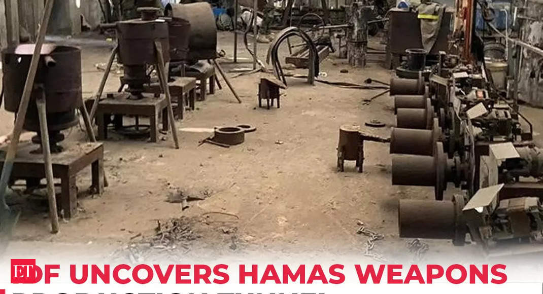 IDF uncovers Hamas weapons production tunnel in civilian area near Zeitoun, Gaza – The Economic Times Video