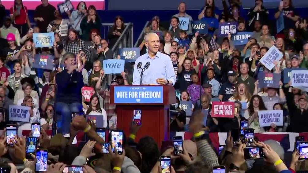 Surrogates for Trump and Harris campaigns stop in Milwaukee in final pre-election push [Video]